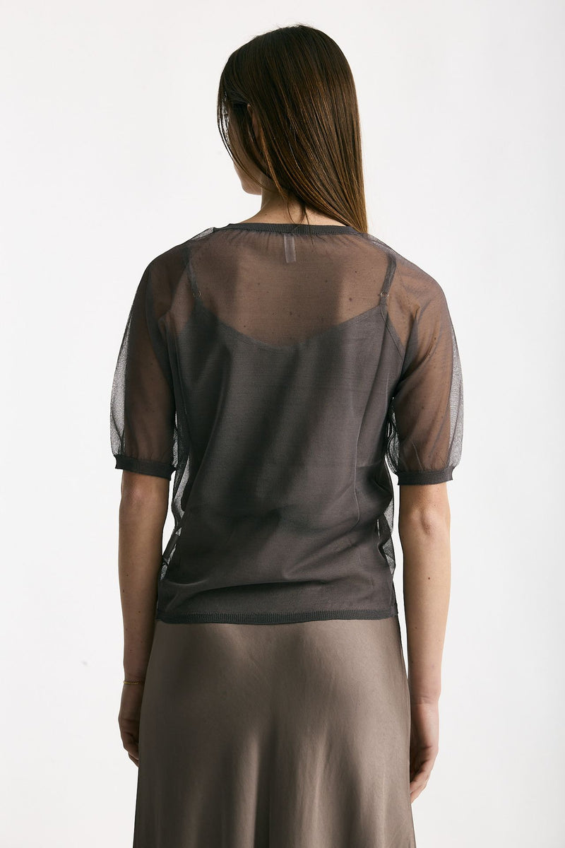 Maglia in viscosa taupe women Daniele fiesoli - 2