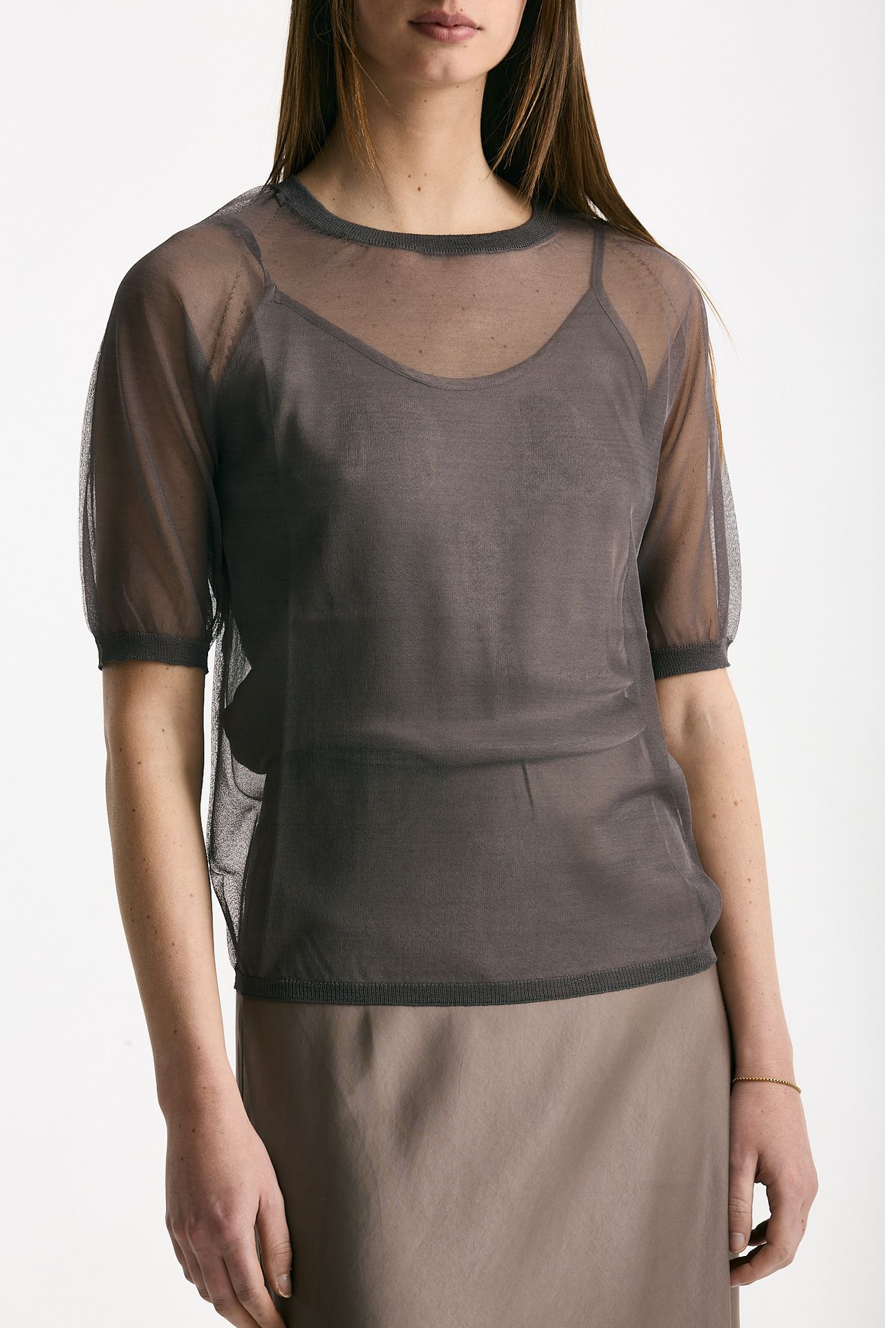 Maglia in viscosa taupe women Daniele fiesoli - 3