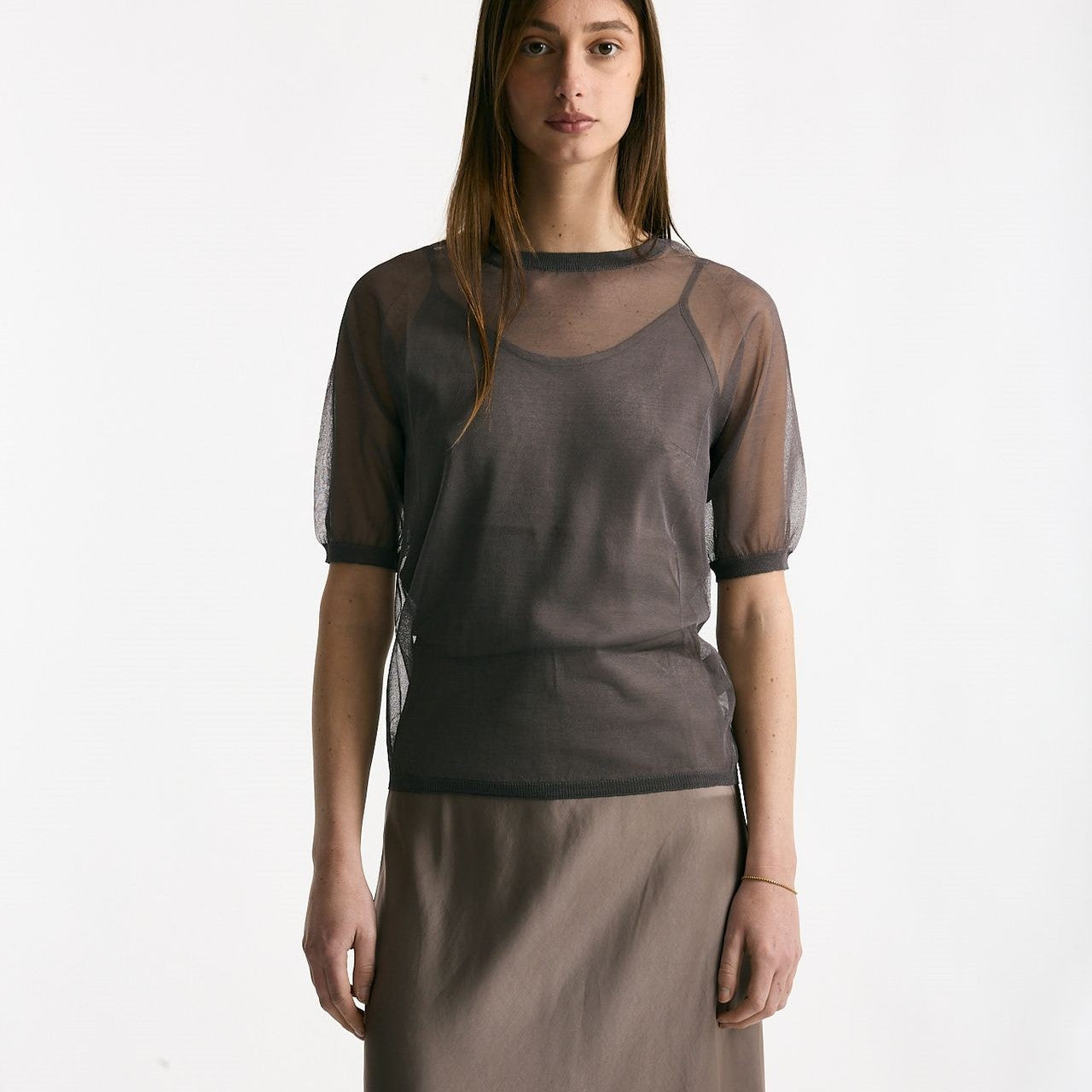Maglia in viscosa taupe women Daniele fiesoli - 4