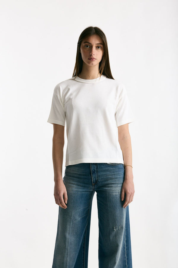 Maglia in viscosa bianco women Daniele fiesoli