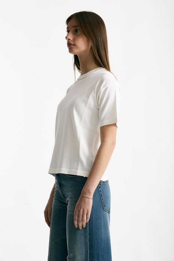 Maglia in viscosa bianco women Daniele fiesoli