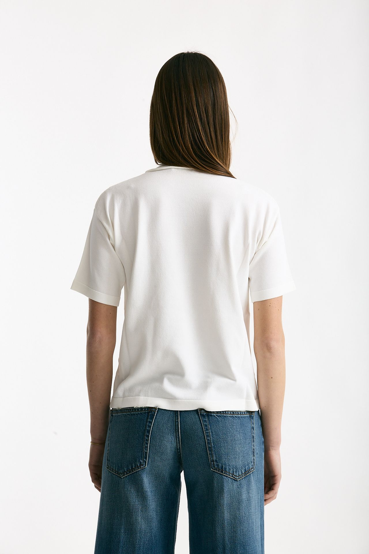 Maglia in viscosa bianco women Daniele fiesoli - 3