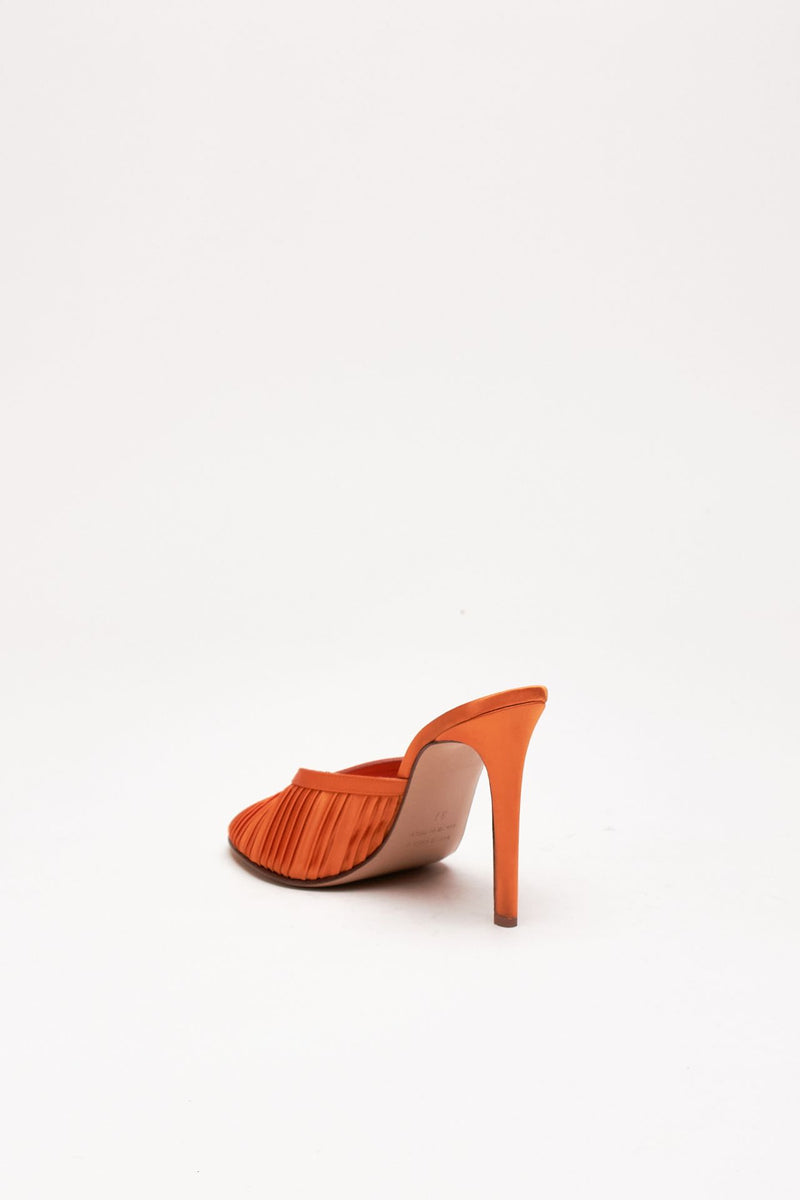 Décolleté NOEMIE SATIN in raso arancione women Gia borghini - 3