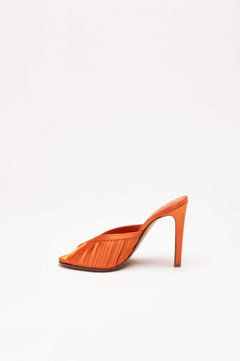 Décolleté NOEMIE SATIN in raso arancione women Gia borghini - 4
