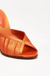 Décolleté NOEMIE SATIN in raso arancione women Gia borghini - 5