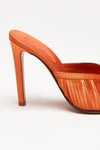 Décolleté NOEMIE SATIN in raso arancione women Gia borghini - 6