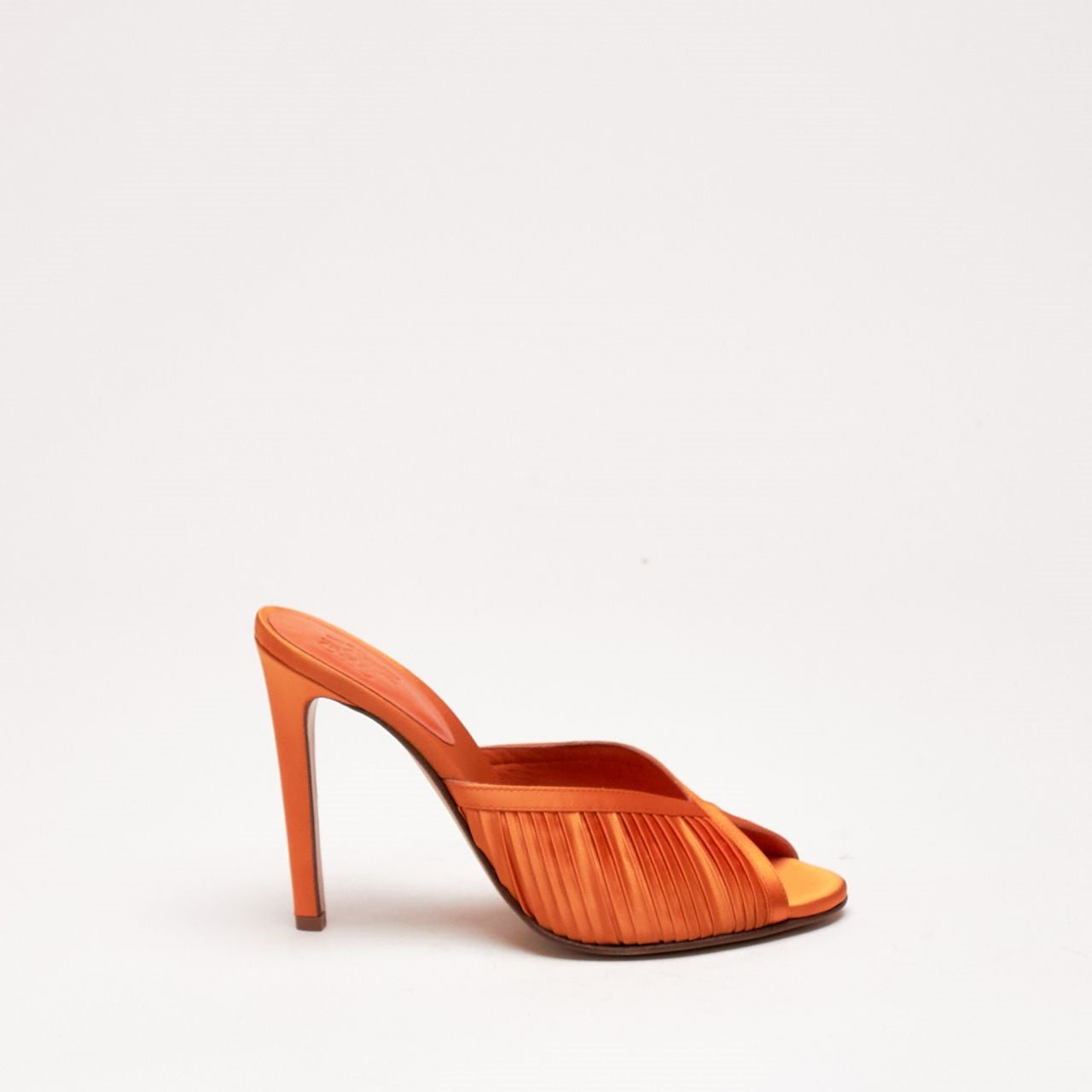 Décolleté NOEMIE SATIN in raso arancione women Gia borghini - 8