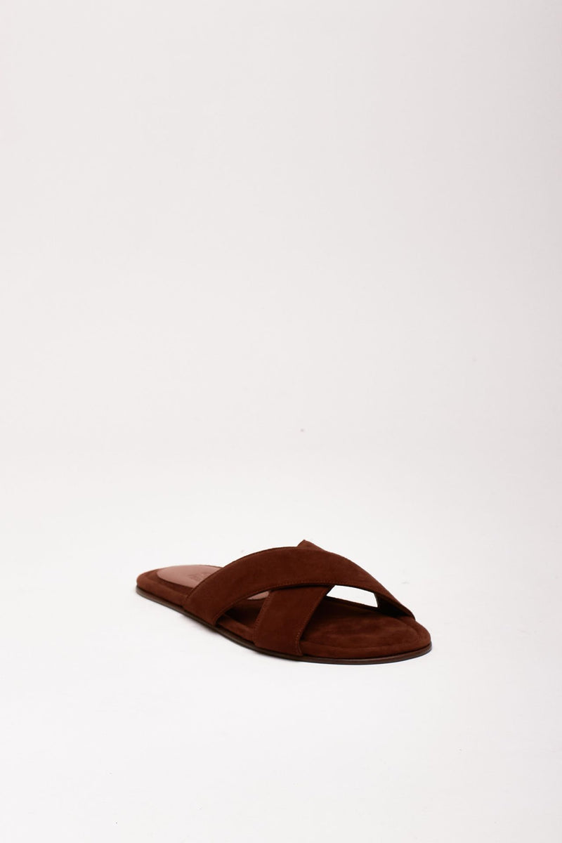 Ciabatte HINA in pelle marrone women Gia borghini - 2