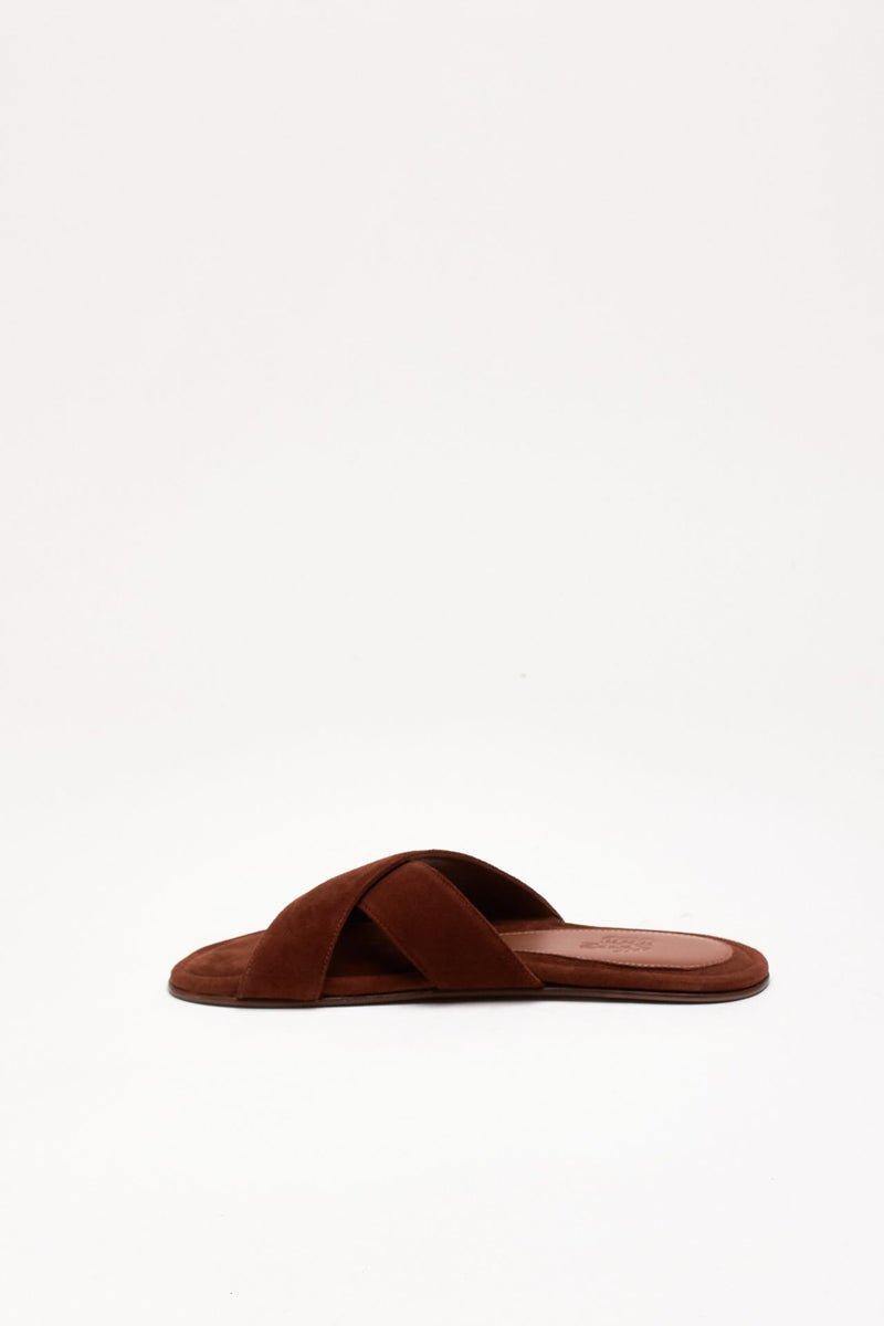 Ciabatte HINA in pelle marrone women Gia borghini - 4