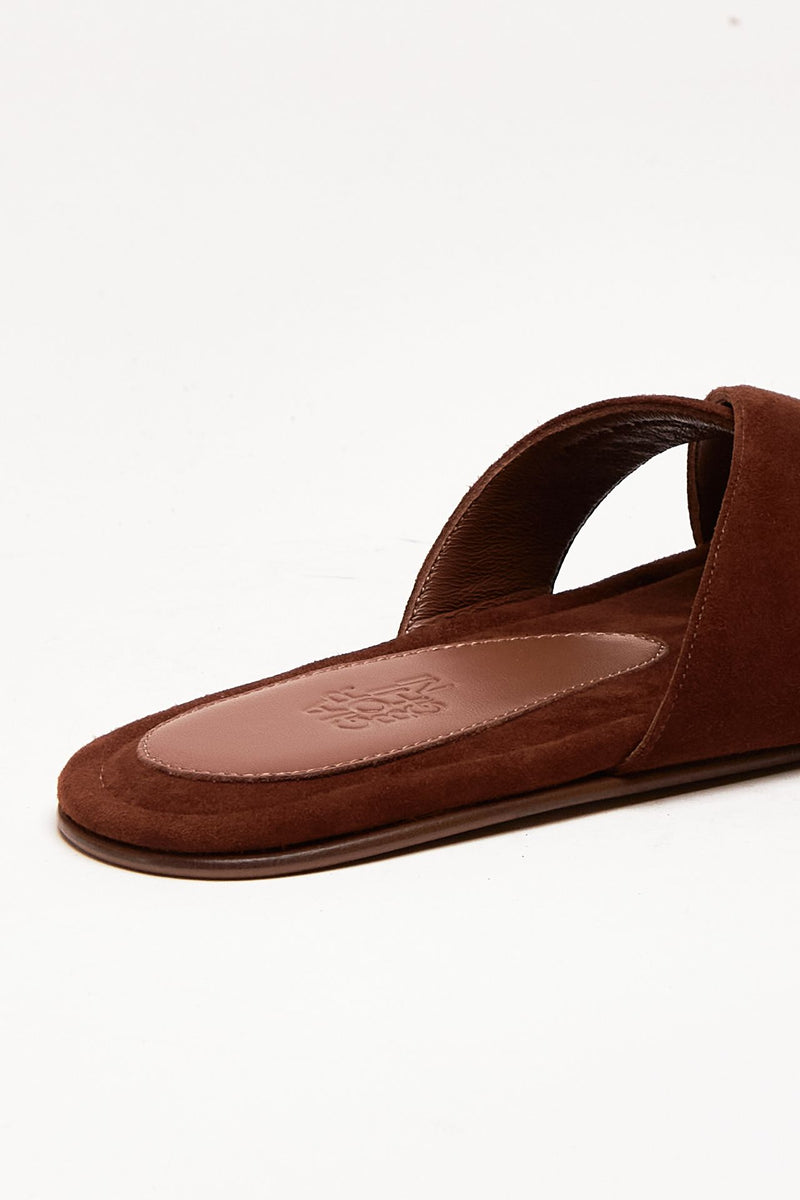 Ciabatte HINA in pelle marrone women Gia borghini - 7