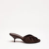 Sandalo basso MELANIE in raso marrone women Gia borghini - 8