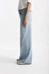 Jeans vita alta ampio Denim chiaro women Grifoni - 3