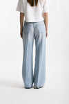 Jeans vita alta ampio Denim chiaro women Grifoni - 4
