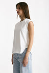 Top basic girocollo bianco women Grifoni - 2