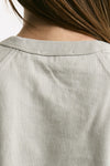 Top basic girocollo grigio lavato women Grifoni - 4
