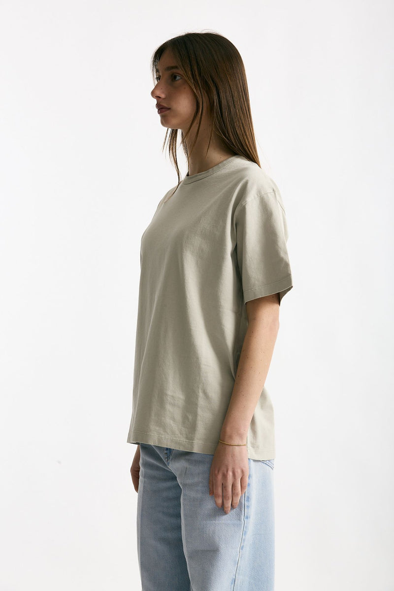 T-shirt over grigio lavato women Grifoni - 2