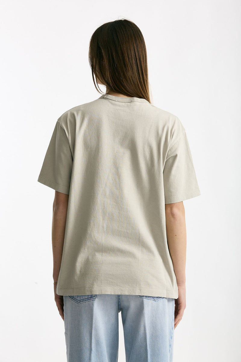 T-shirt over grigio lavato women Grifoni - 3
