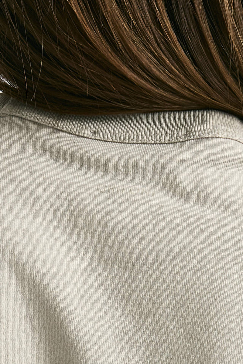 T-shirt over grigio lavato women Grifoni - 5