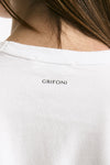 T-shirt basic bianco women Grifoni - 4