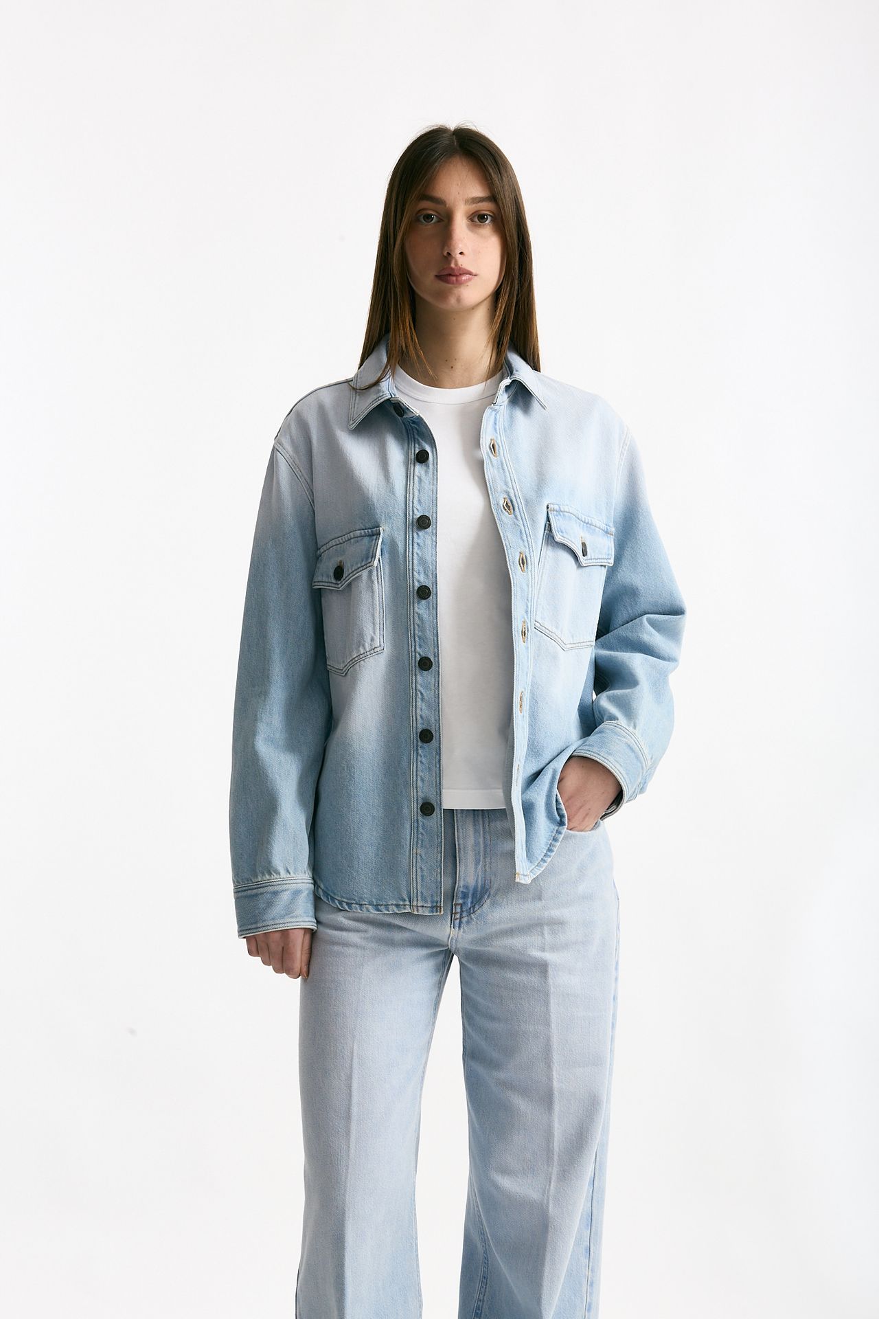 Camicia in denim denim chiaro women Grifoni - 2