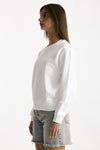 Felpa girocollo bianco women Grifoni - 2