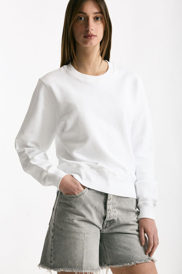 Felpa girocollo bianco women Grifoni