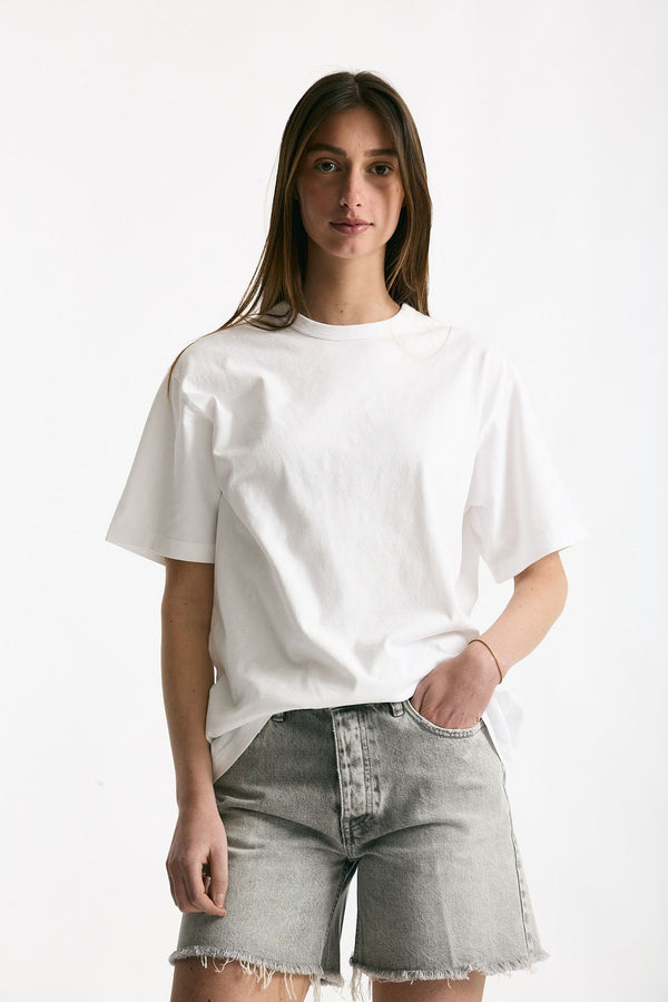T-shirt over bianco women Grifoni