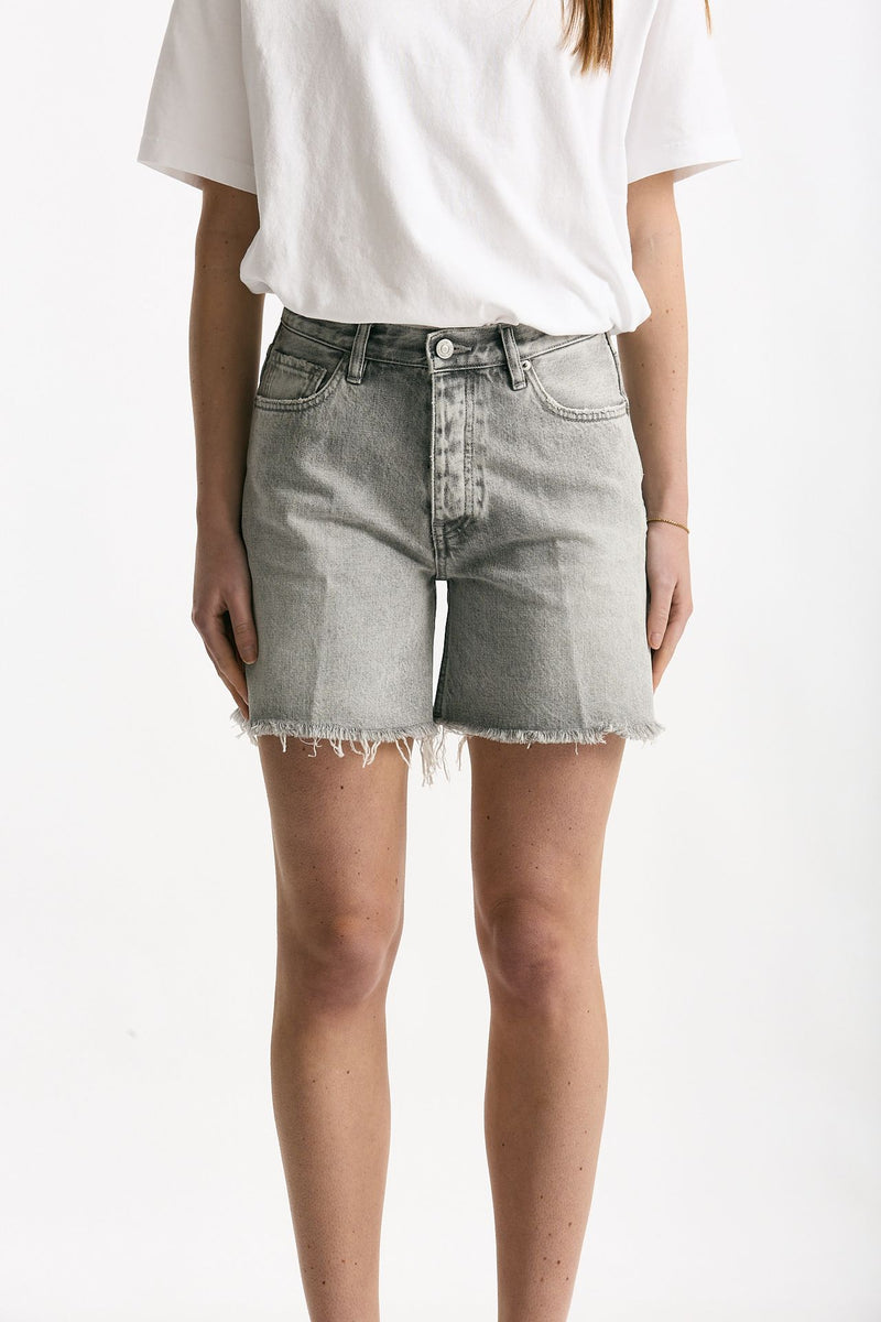 Short in denim grigio lavato women Grifoni - 1