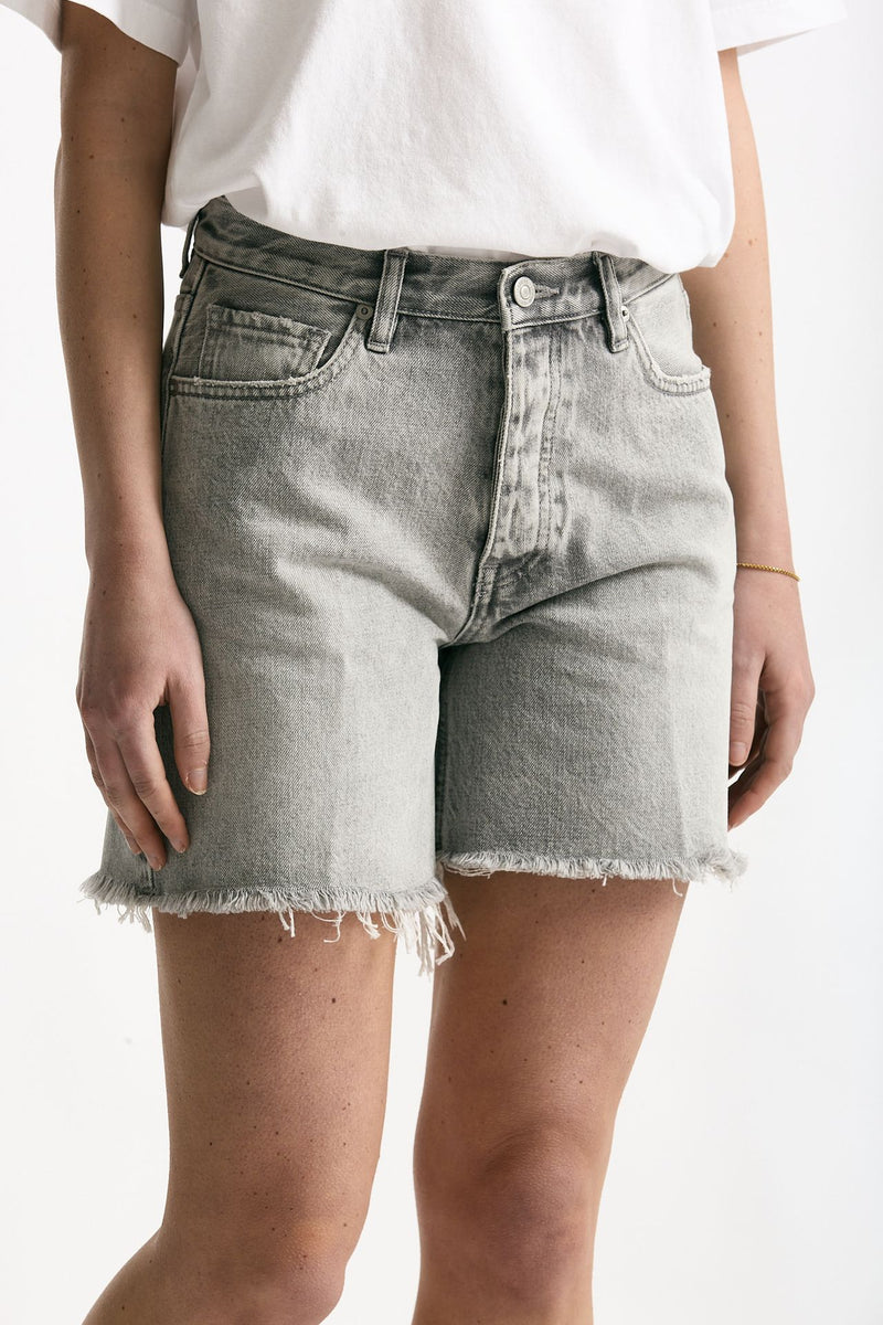 Short in denim grigio lavato women Grifoni - 3