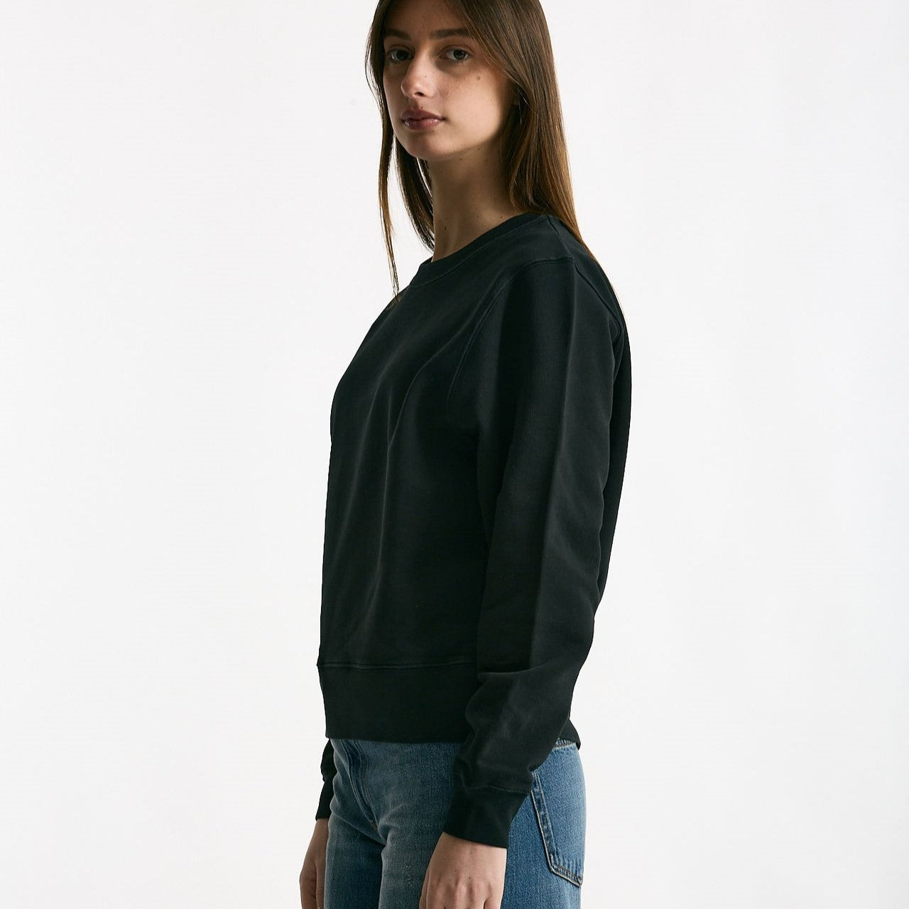 Felpa girocollo nero lavato women Grifoni - 5