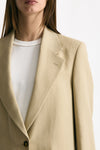 Blazer in viscosa e lino beige women Grifoni - 6