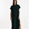 Abito over in seta nero women Grifoni - 7