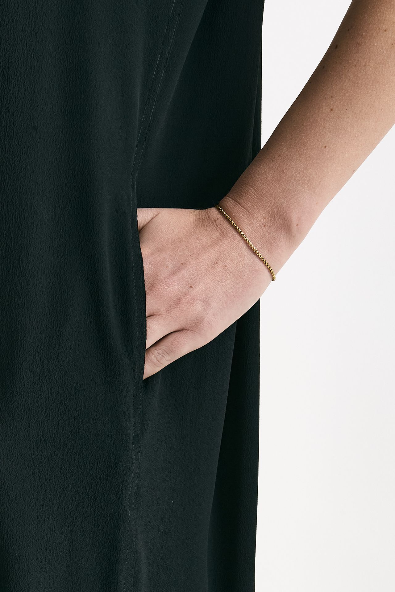Abito over in seta nero women Grifoni - 5