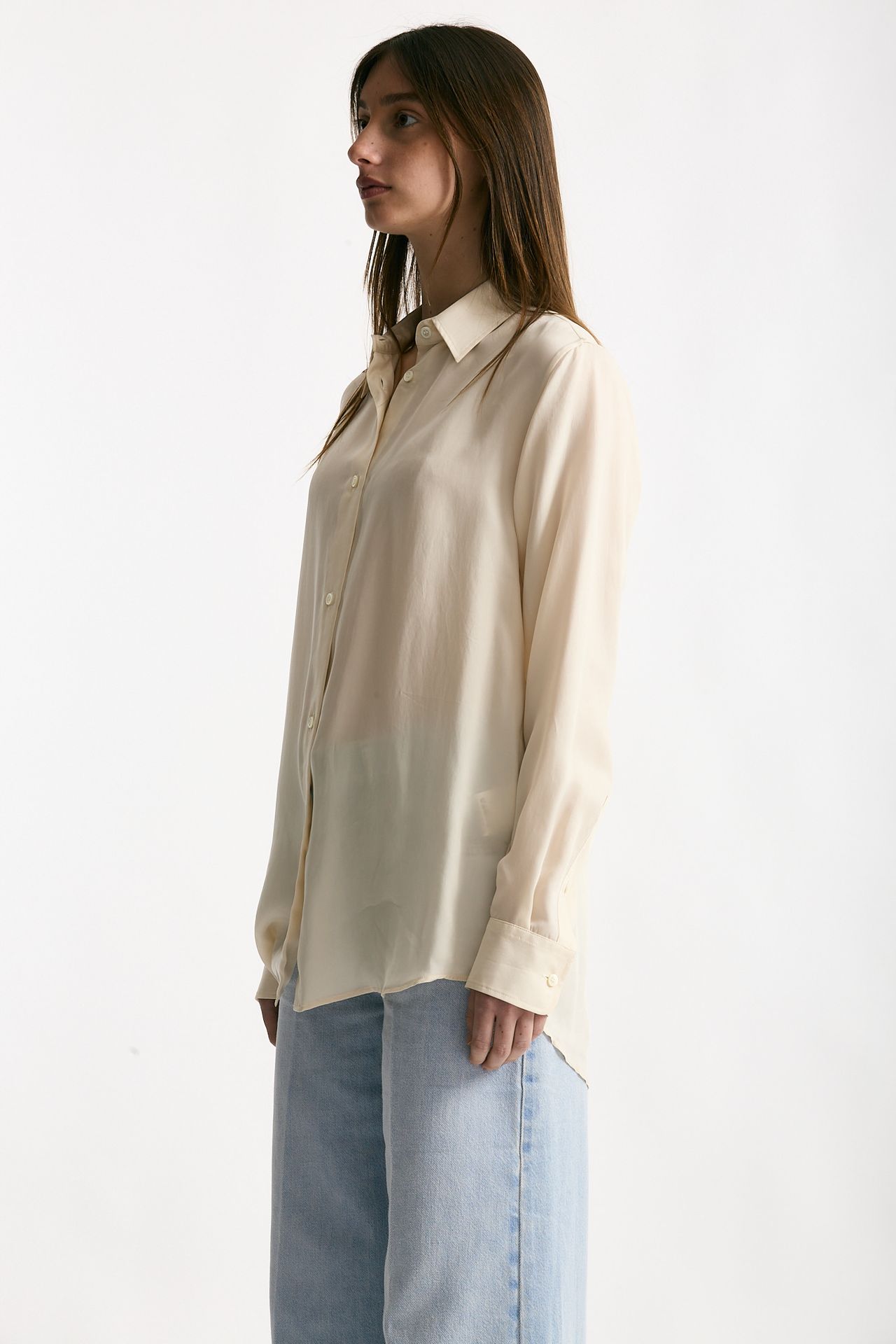 Camicia fluida panna women Grifoni - 3