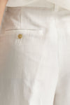 Pantalone palazzo bianco vita alta women Grifoni - 4