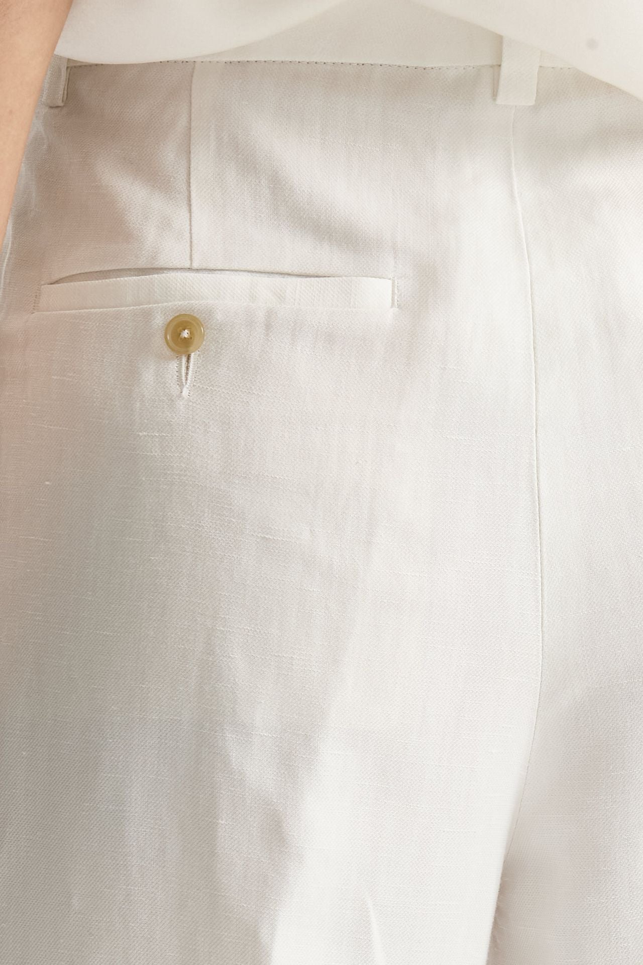 Pantalone palazzo bianco vita alta women Grifoni - 4