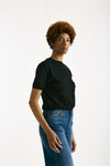 Maglia girocollo in cotone nero women Grifoni - 3