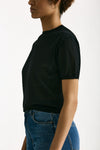 Maglia girocollo in cotone nero women Grifoni - 5