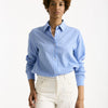 Camicia over azzurro con riga women Grifoni - 5