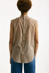 Camicia in mussola di cotone cammello women Grifoni - 4