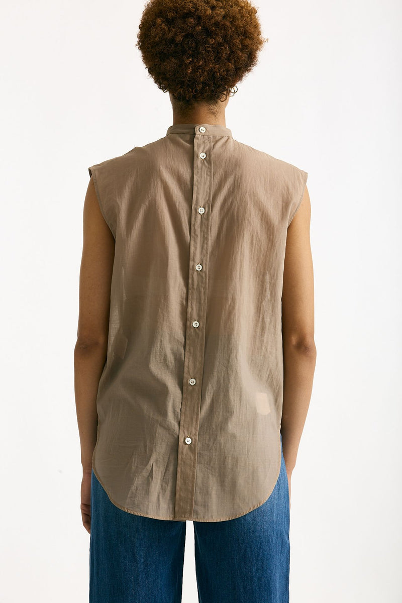 Camicia in mussola di cotone cammello women Grifoni - 4