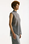 Camicia in mussola di cotone grigio women Grifoni - 3