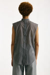 Camicia in mussola di cotone grigio women Grifoni - 4