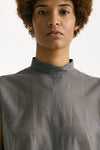 Camicia in mussola di cotone grigio women Grifoni - 5