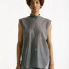 Camicia in mussola di cotone grigio women Grifoni - 6