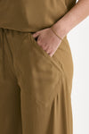Pantalone fluido cammello women Grifoni - 5