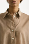 Camicia in mussolina di cotone beige women Grifoni - 6