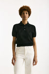 Polo in cotone nero women Grifoni - 1