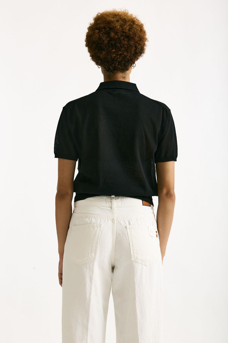Polo in cotone nero women Grifoni - 3