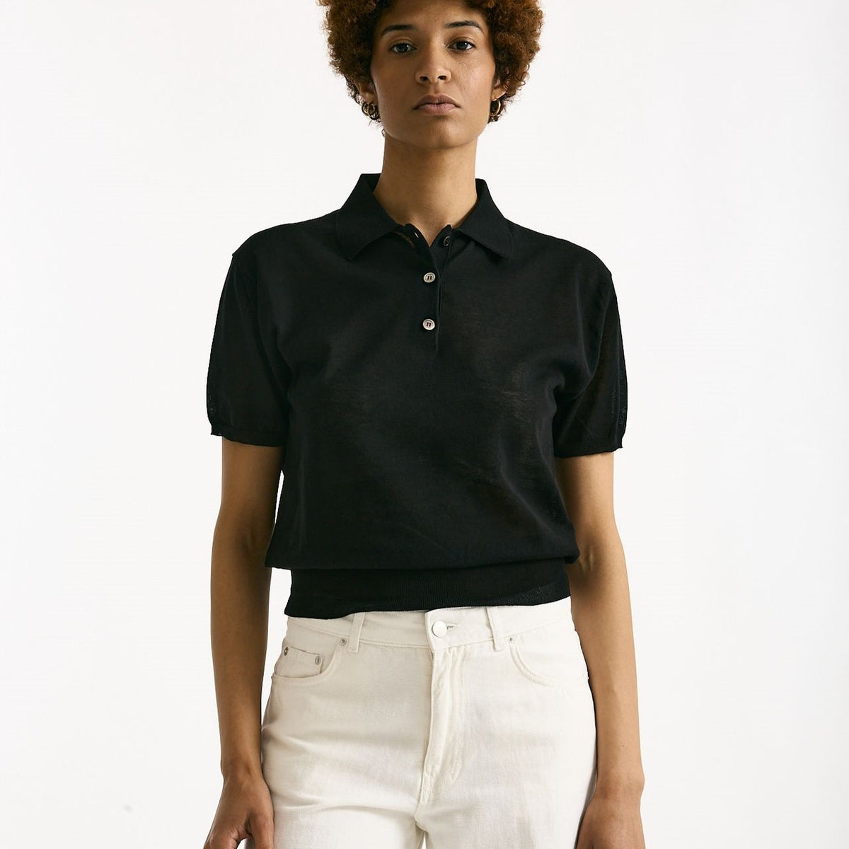 Polo in cotone nero women Grifoni - 6